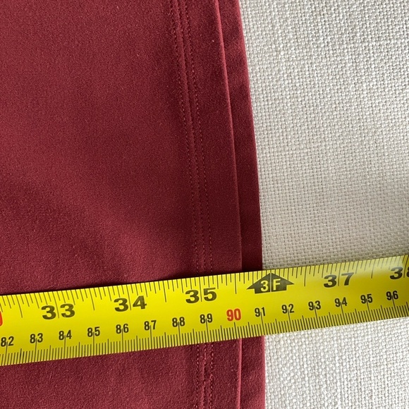 LULULEMON All Aligned A-line Mini Dress Burned Red Chianti 4 - Picture 9 of 9